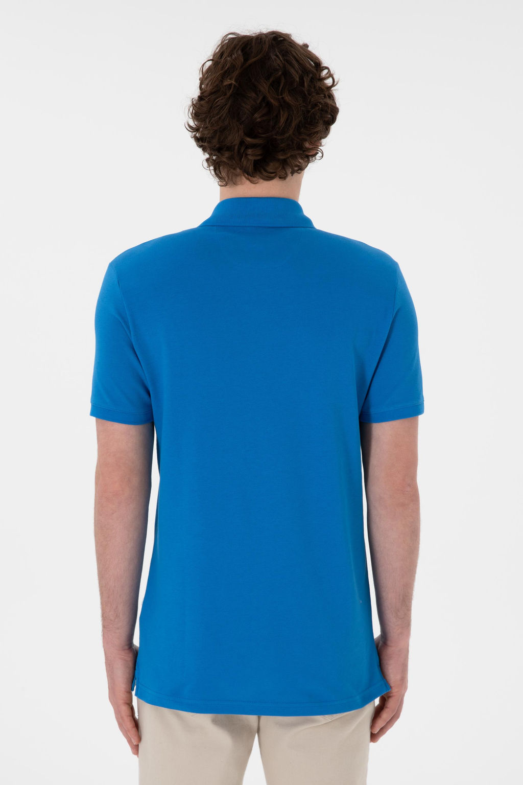 Erkek Slim Fit Polo Yaka Kobalt Basic Ti__rt Sepette S_rpriz _ndirim - U.s. polo assn фото 5