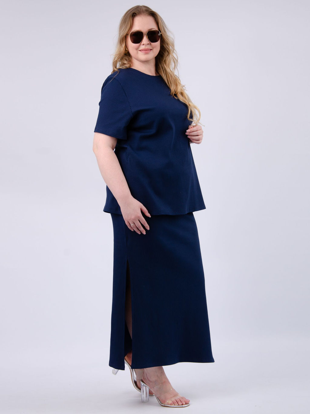 Костюм "Виола" синий, лапша (М)