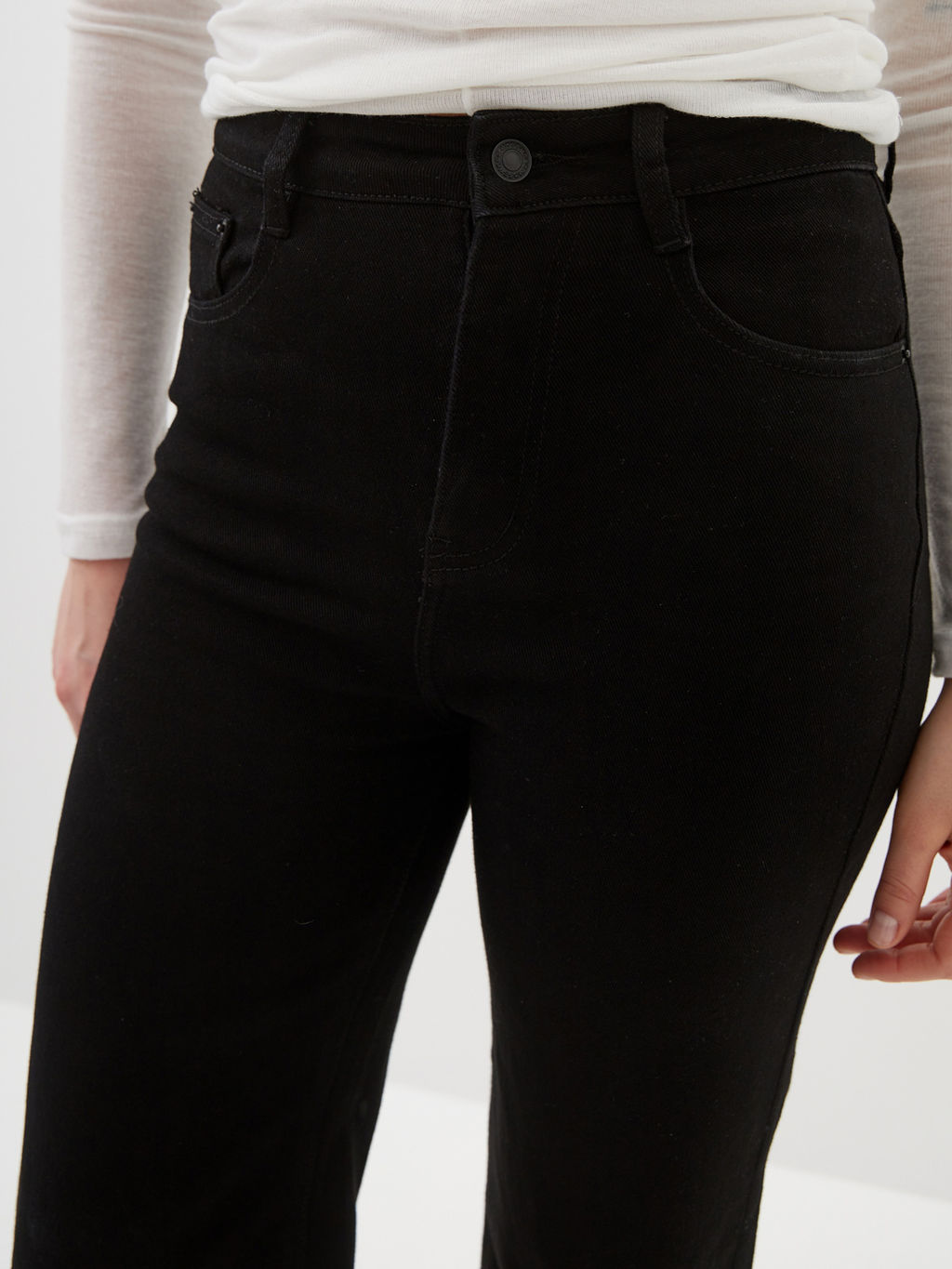 Женские джинсы широкие с высокой посадкой - Mossmore фото 24