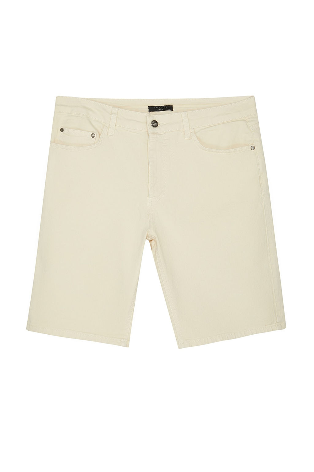 Bej Regular Fit Esnek Kumas Denim Kot Sort & Bermuda TMNSS23SR00067