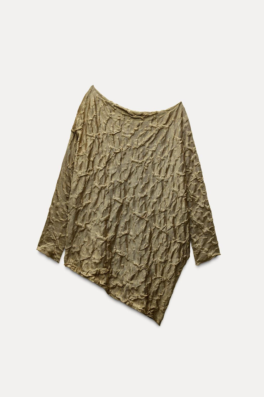 ASYMMETRIC KNIT TOP - Zara фото 6