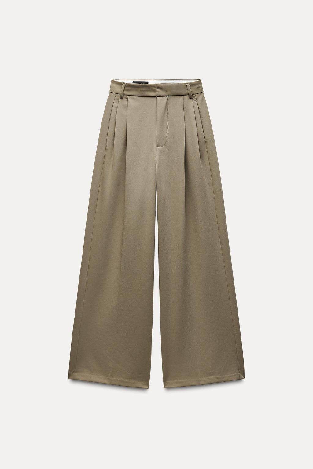 TROUSERS WITH DOUBLE PLEAT - Zara фото 5