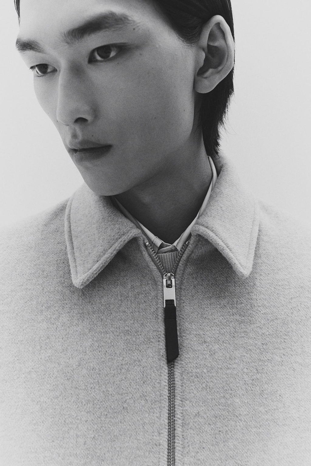 Chaqueta camisera en mezcla de lana Regular Fit - H&m фото 3