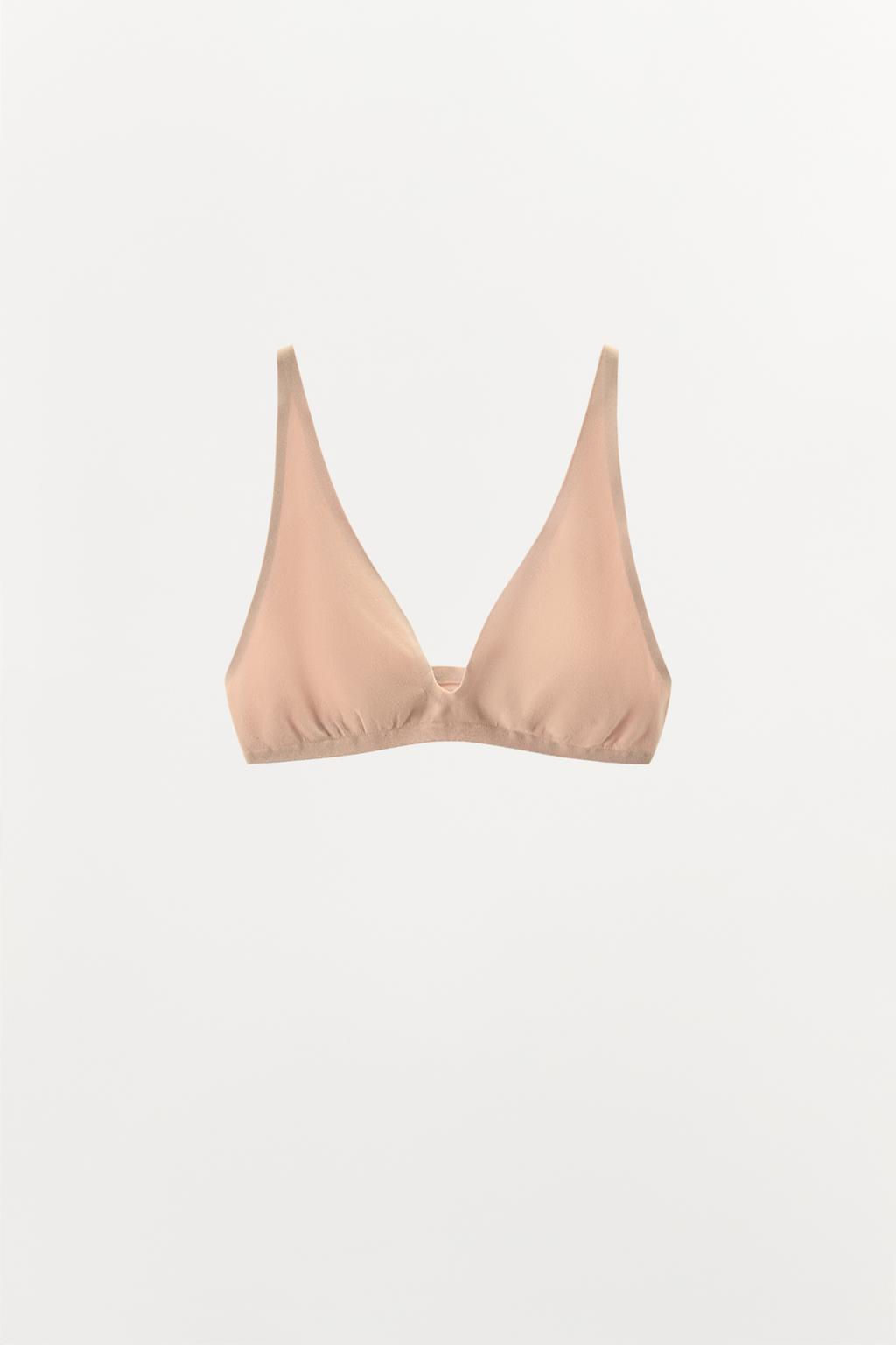 SEAMLESS TRIANGLE BRALETTE - Zara фото 5