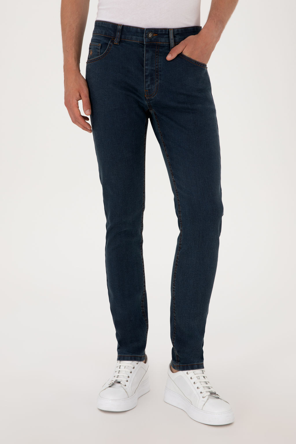 Erkek Eflatun Jean Pantolon Sepette S_rpriz _ndirim - U.s. polo assn фото 8