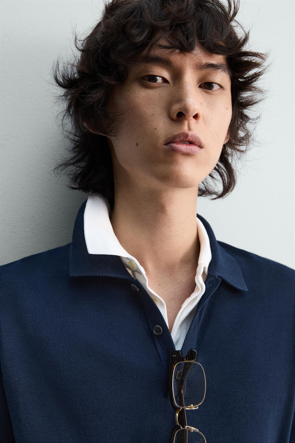 RELAXED FIT KNIT POLO SHIRT - Zara фото 6