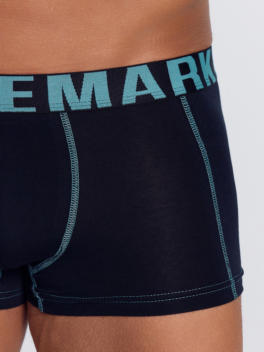 Цена за 2 штуки! Трусы боксеры мужские черные черный1 411225 - Mark formelle фото 3