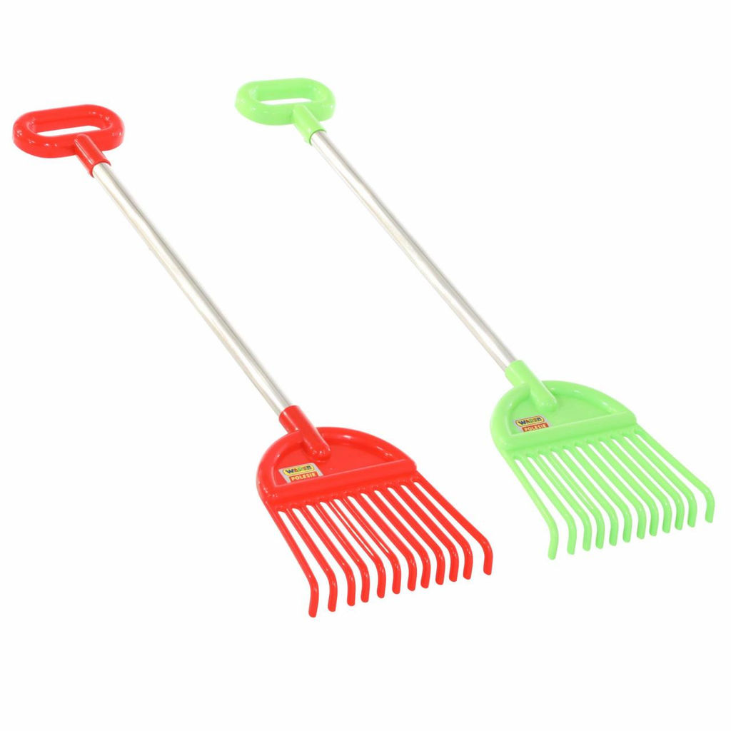 Грабли №21 (алюминиевый черенок с ручкой, длина - 74,5 см) - Полесье фото 4