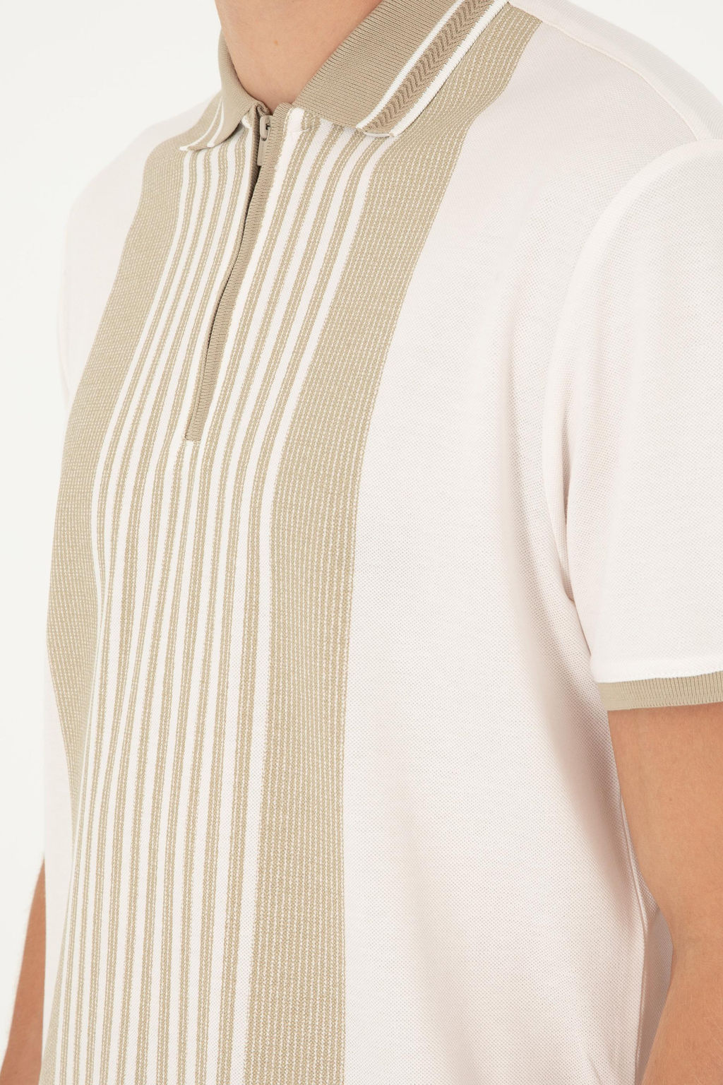 Мужская футболка цвета экрю - U.s. polo assn фото 7