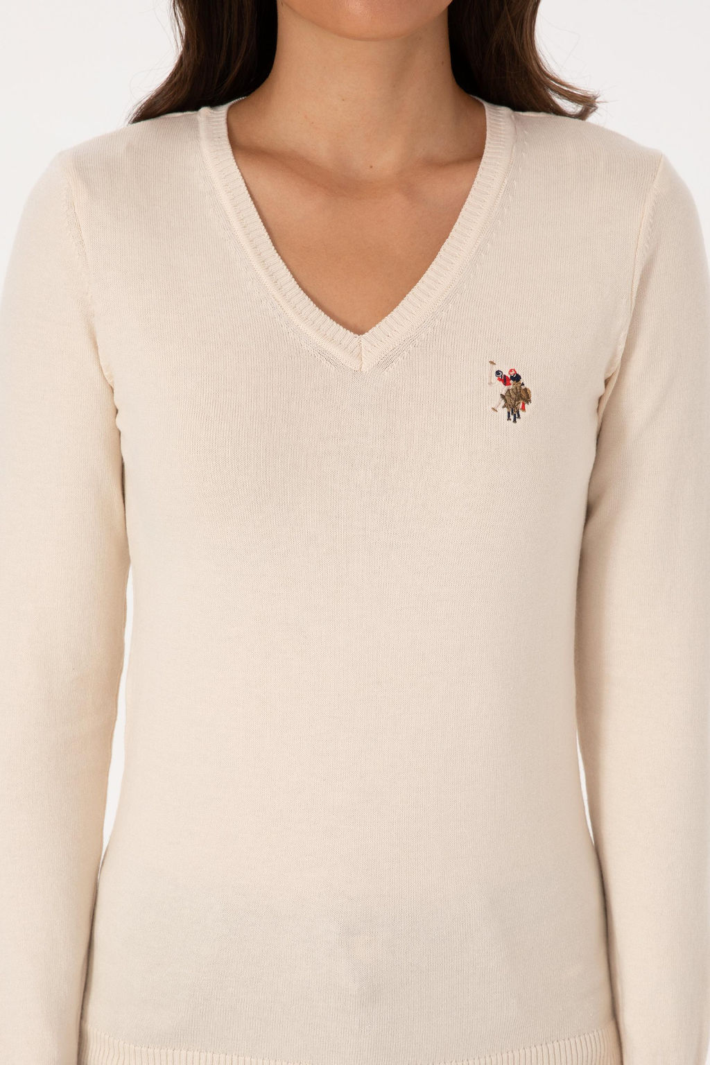Kad_n Krem Basic Kazak Sepette S_rpriz _ndirim - U.s. polo assn фото 6
