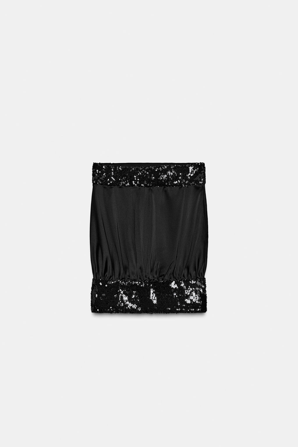 BANDEAU TOP WITH COMBINED SEQUINS - Zara фото 3