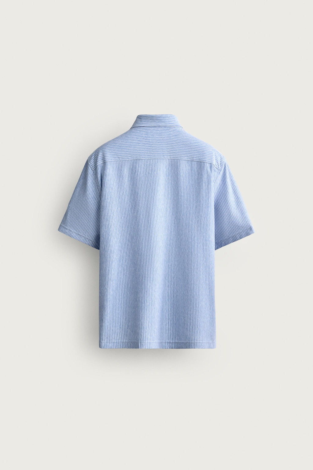 CAMISA REGULAR FIT CONFORT / Blanco / Marino - Zara фото 6