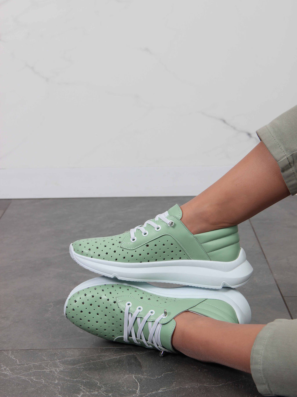 Кроссовки EDART 168.236143w. Мята-виктория R - Ed'art фото 2