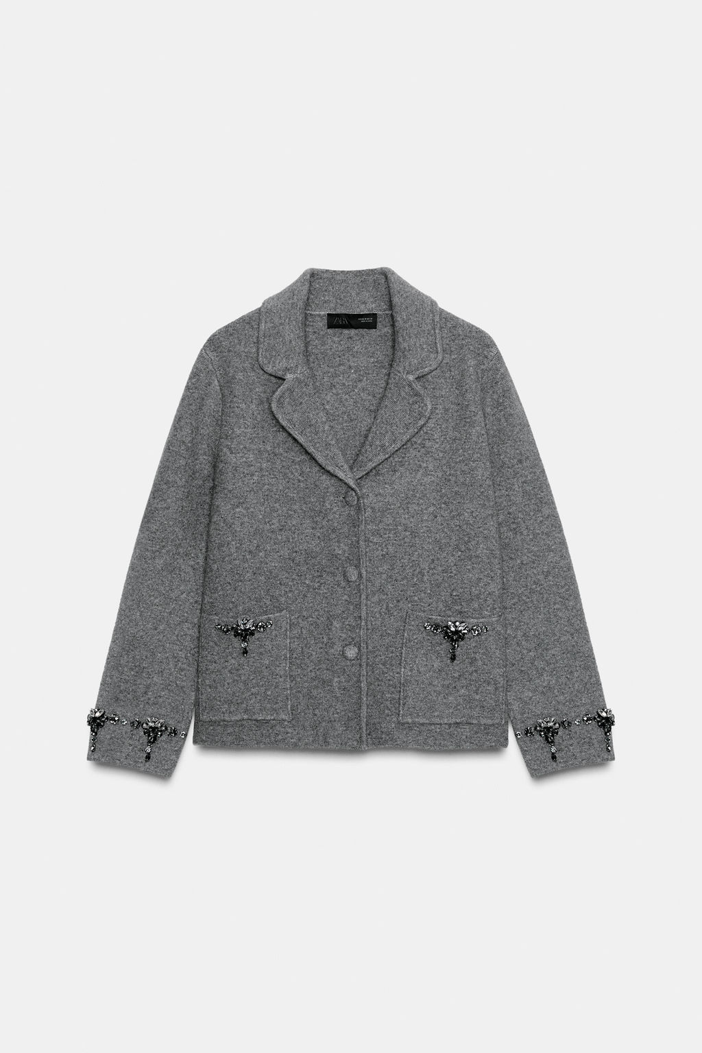 BEADED KNIT CARDIGAN