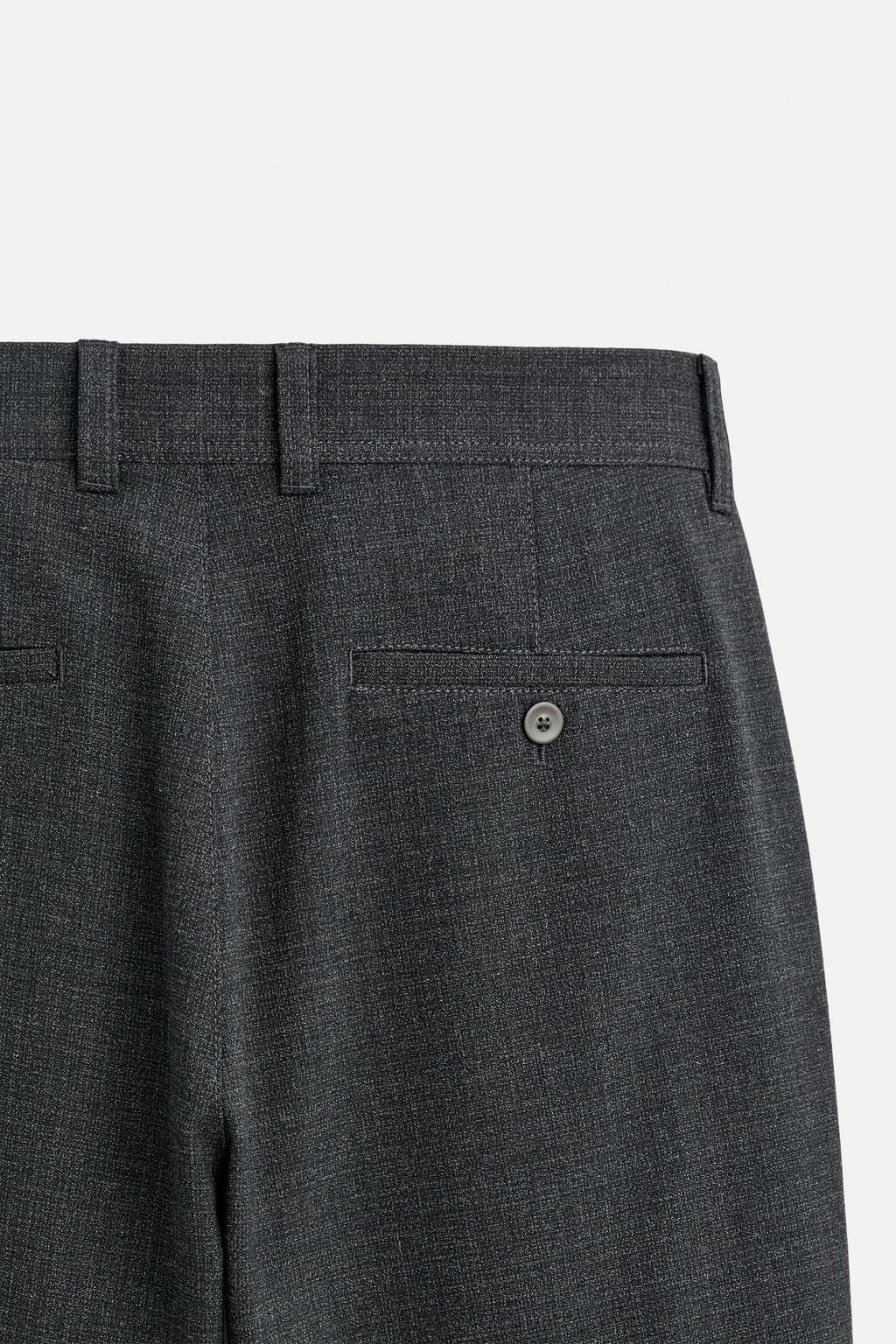 TEXTURED COMFORT TROUSERS - Zara фото 18