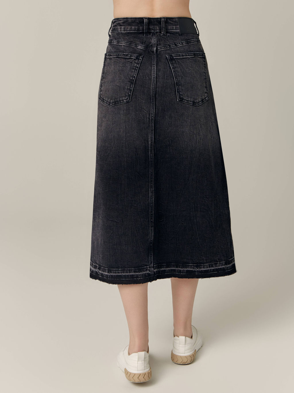 CONTE CON-686 Юбка джинсовая женская washed black