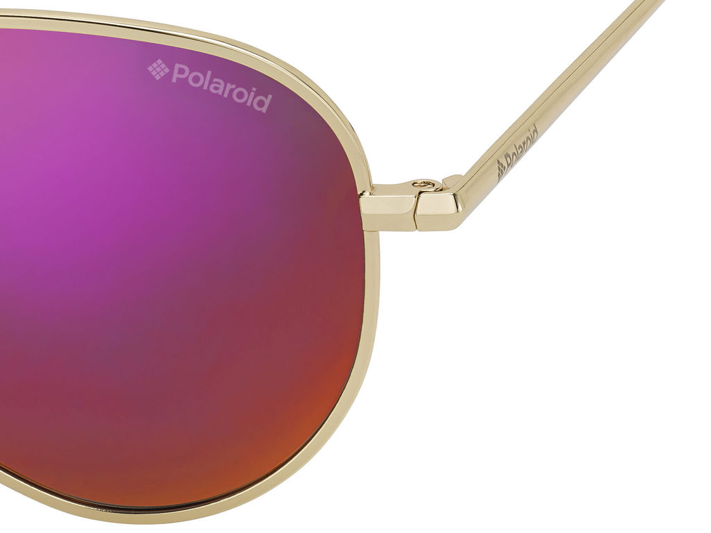 Солнцезащитные очки Polaroid Kids PLD 8015/N Золотой, детские фото 3