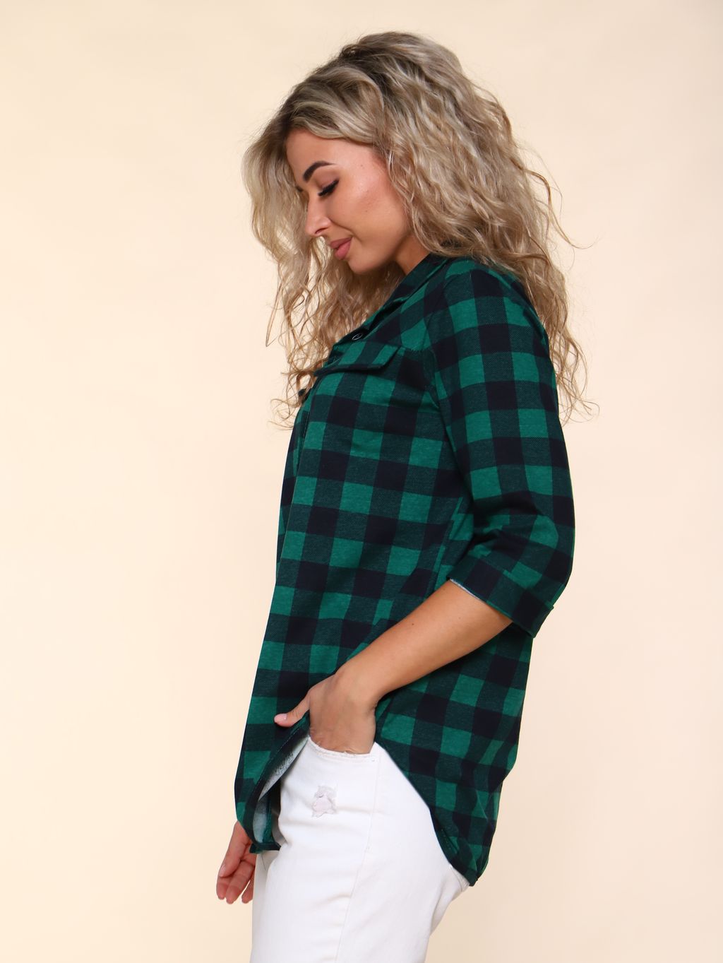 М377 Рубашка Рандеву (ярко-зеленый) - Иванушка-трикотаж фото 6