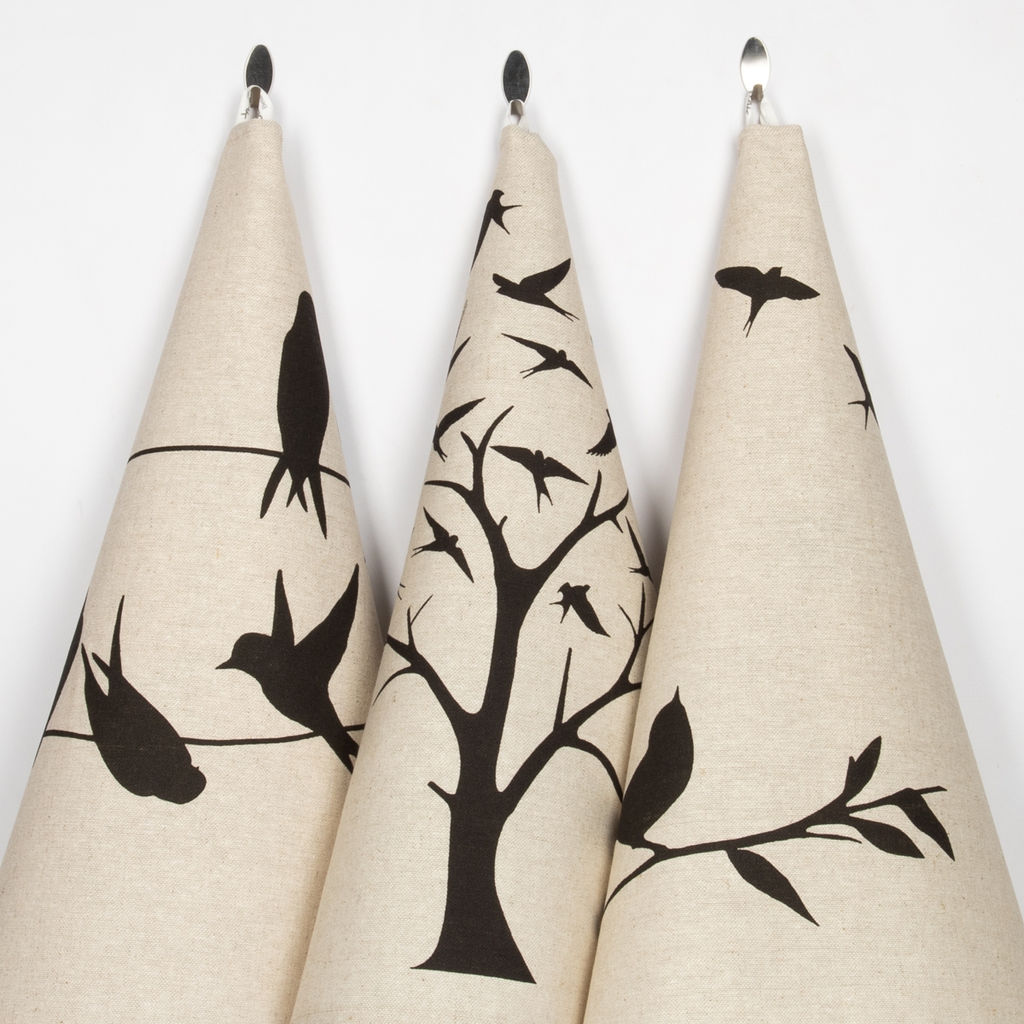 24С27-ШР/р.п/фкор Комплект полотенец из 3 шт 46*60 "Ласточки-касатки-3" цв. 1 рис. 374