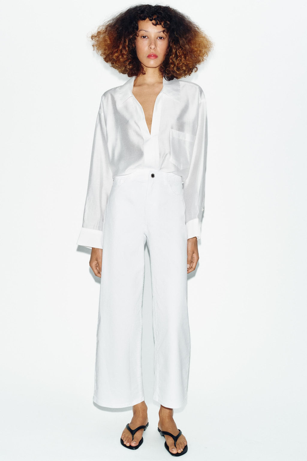 Z1975 HIGH-WAIST COMFORT CULOTTES - Zara фото 9