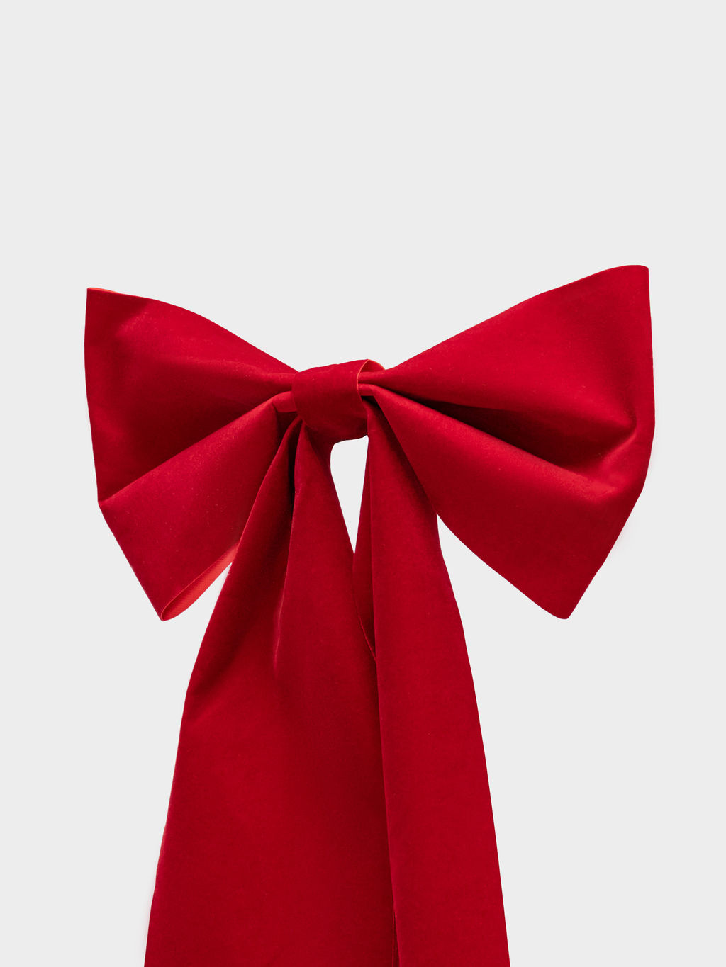 Украшение декоративное, 35x100 см, на клипсе, полиэстер, красное, Бант, New year - Anna lafarg фото 2