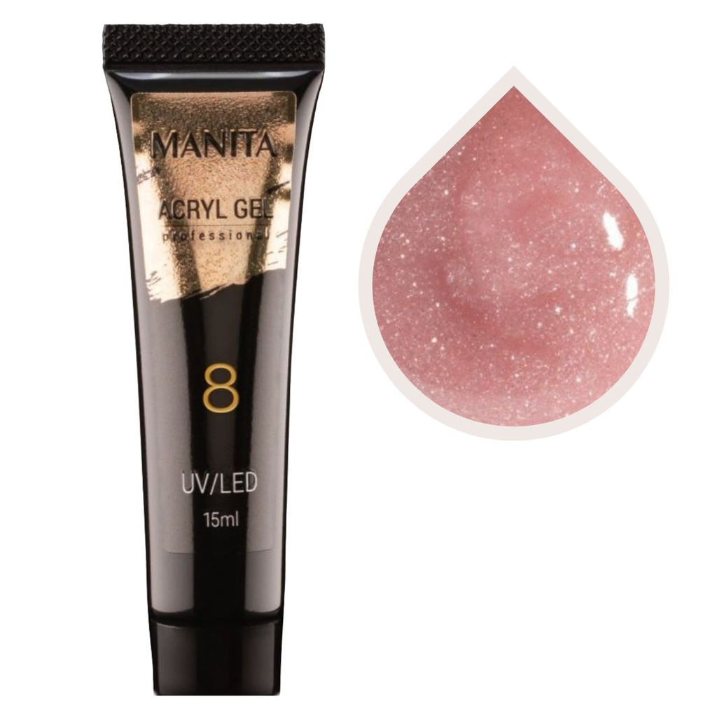 Manita Professional Акриловый гель для моделирования ногтей №08, 15 мл MP110115  фото 2