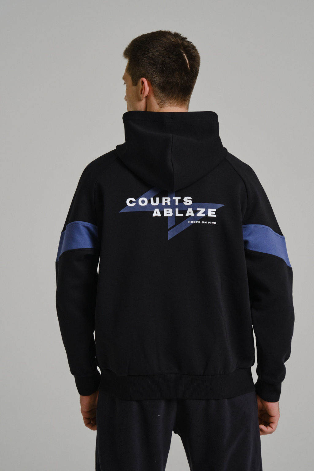 Толстовка на молнии Черный/Синий - Anta фото 6