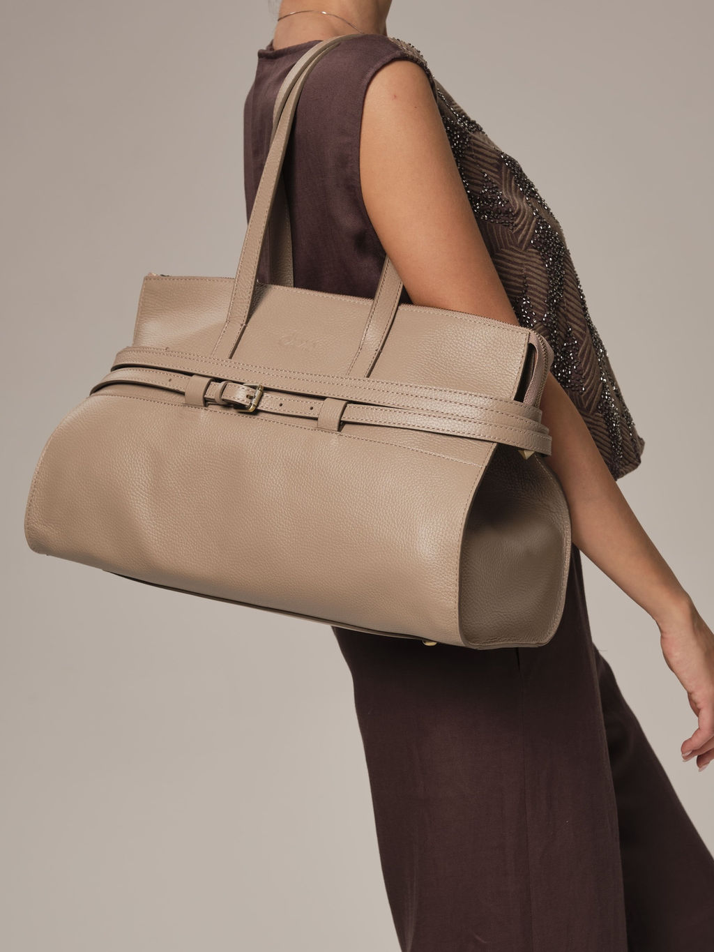 Сумка Rumi DBR 31152 бежевый латте  фото 5