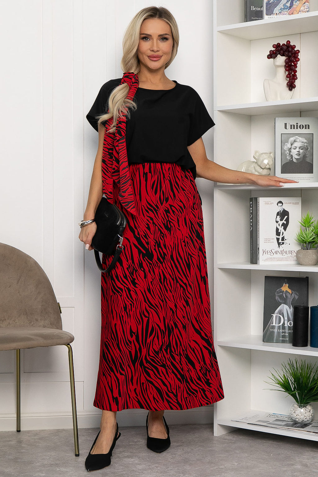 Юбка Лантана (красная) Ю13742-6М - Lt collection фото 4