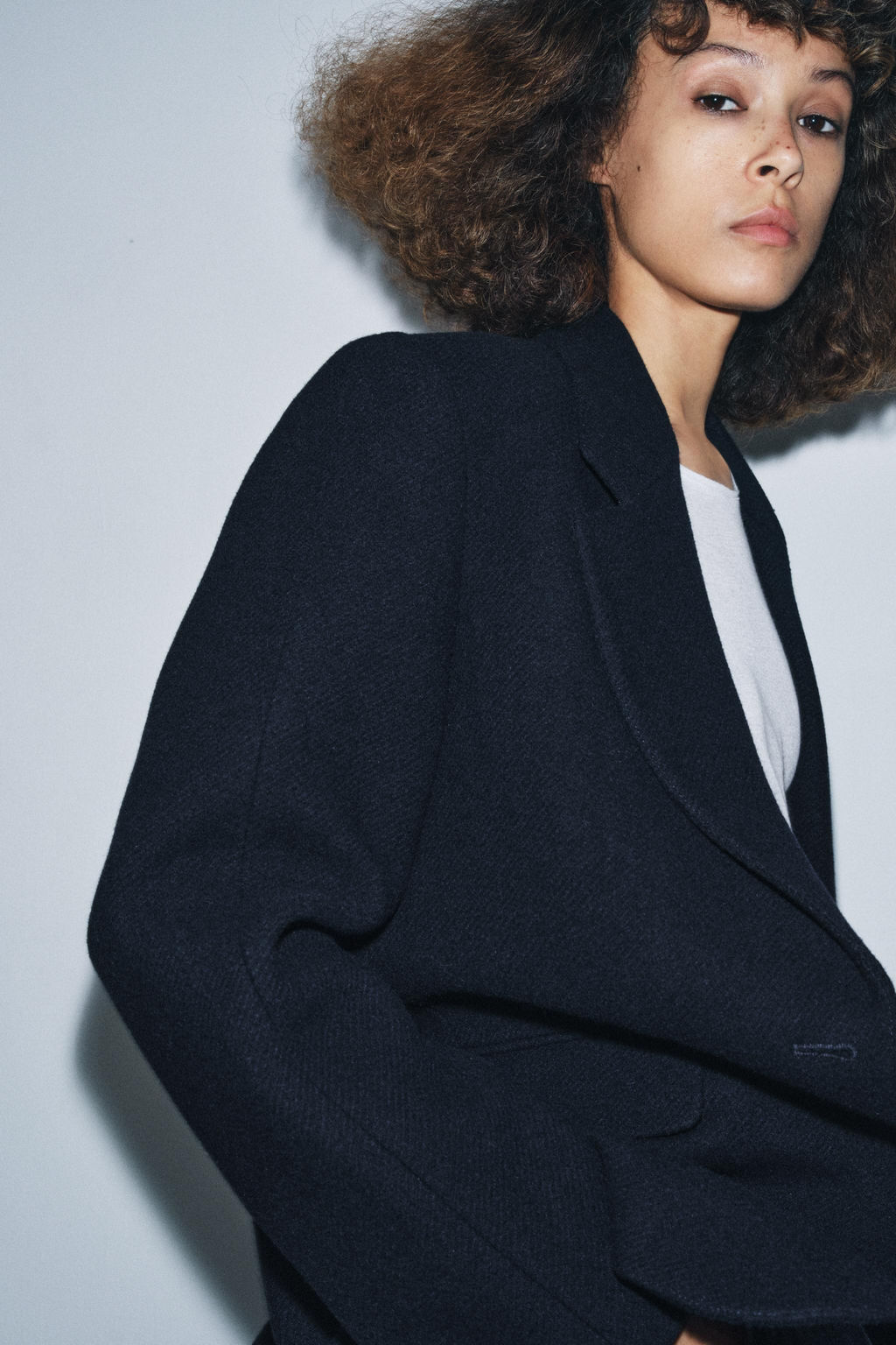 OVERSIZE WOOL BLEND BLAZER ZW COLLECTION