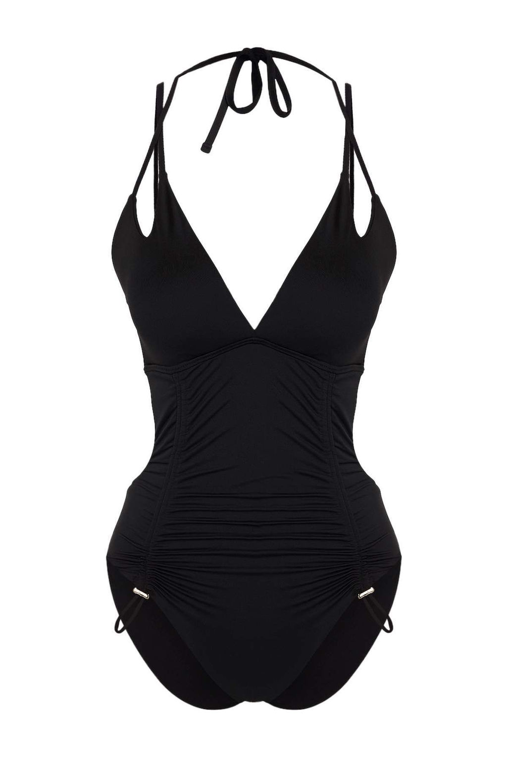 Trendyolmilla Siyah Drapeli Brazilian Mayokini TBESS25MY00011 фото 5