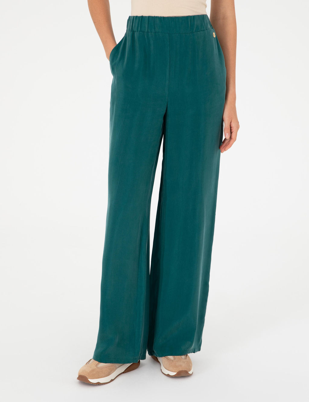 Koyu Ye_il Kanvas Pantolon - Pierre cardin фото 2