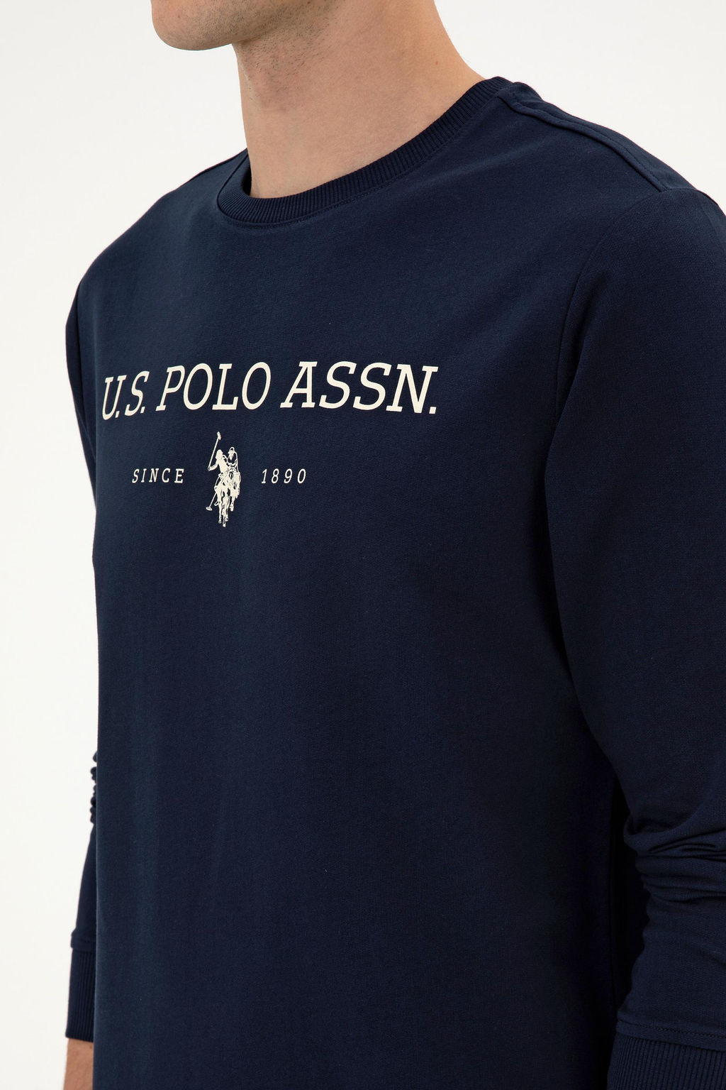 Erkek Lacivert Basic Sweatshirt Sepette S_rpriz _ndirim - U.s. polo assn фото 7
