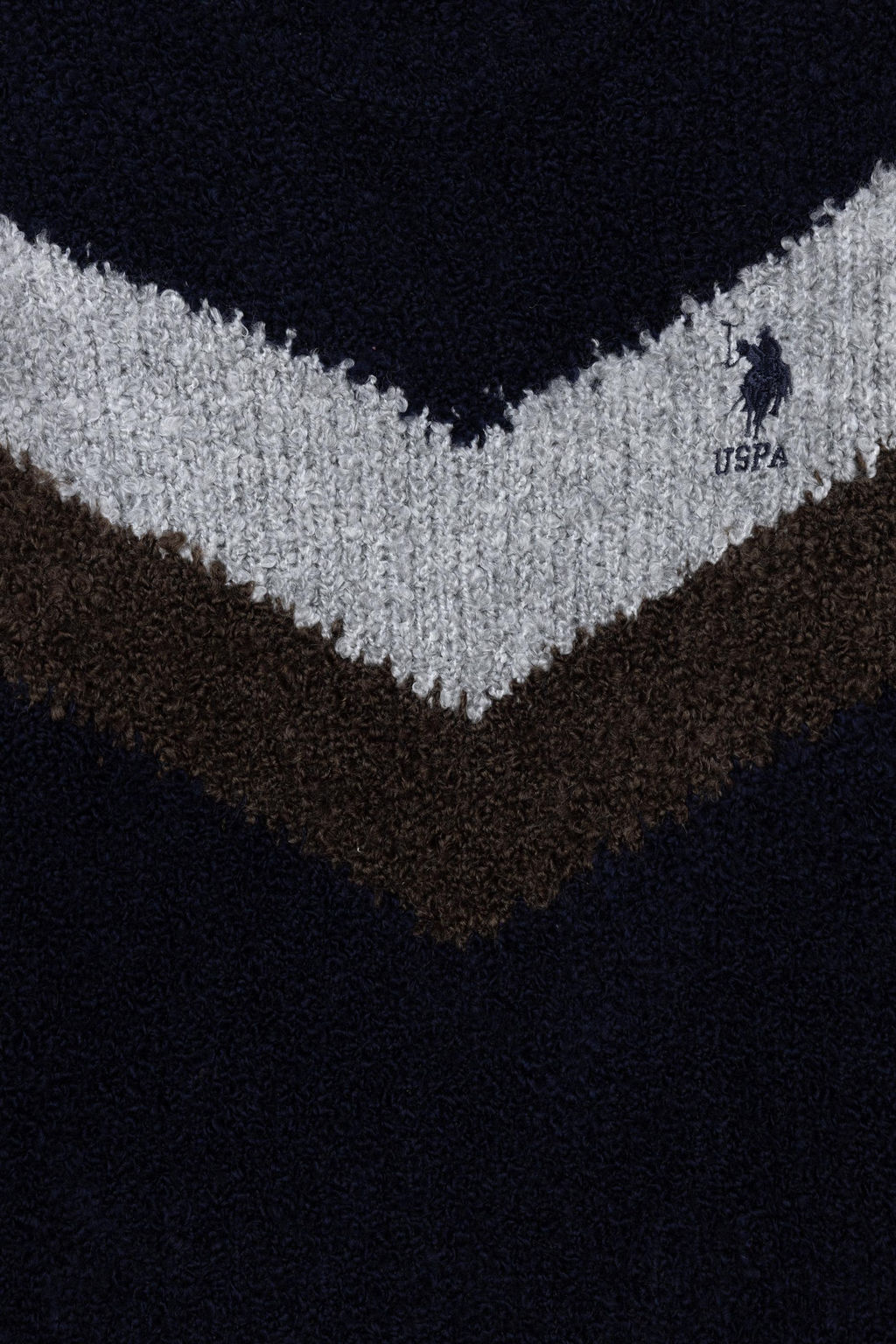 U. S. Polo Assn Темно-синий трикотажный свитер с круглым вырезом для мальчика - U.s. polo assn фото 9