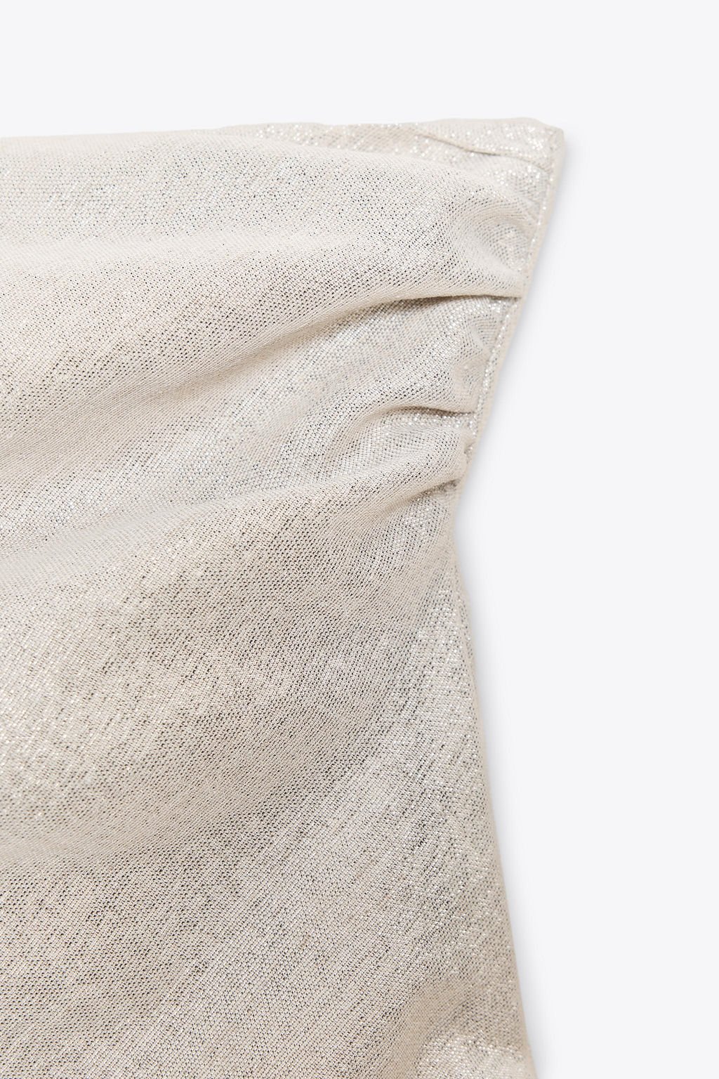 METALLIC THREAD HALTER TOP - Zara фото 12