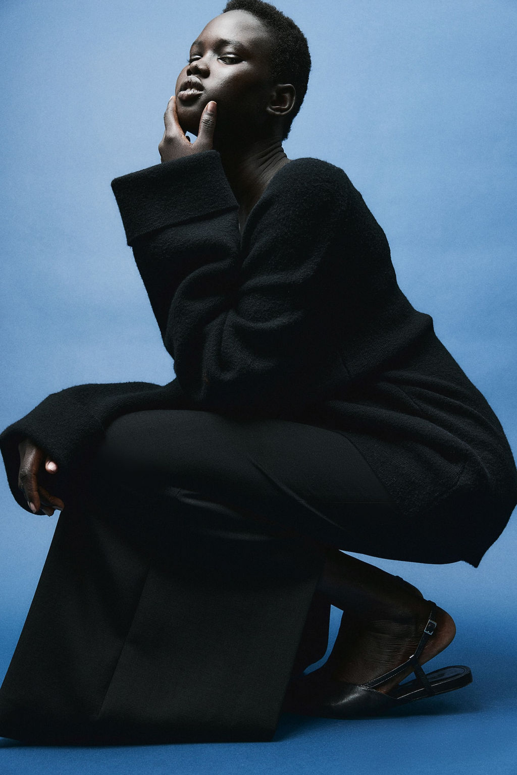 Cardigan de lana de doble botonadura - H&m фото 5