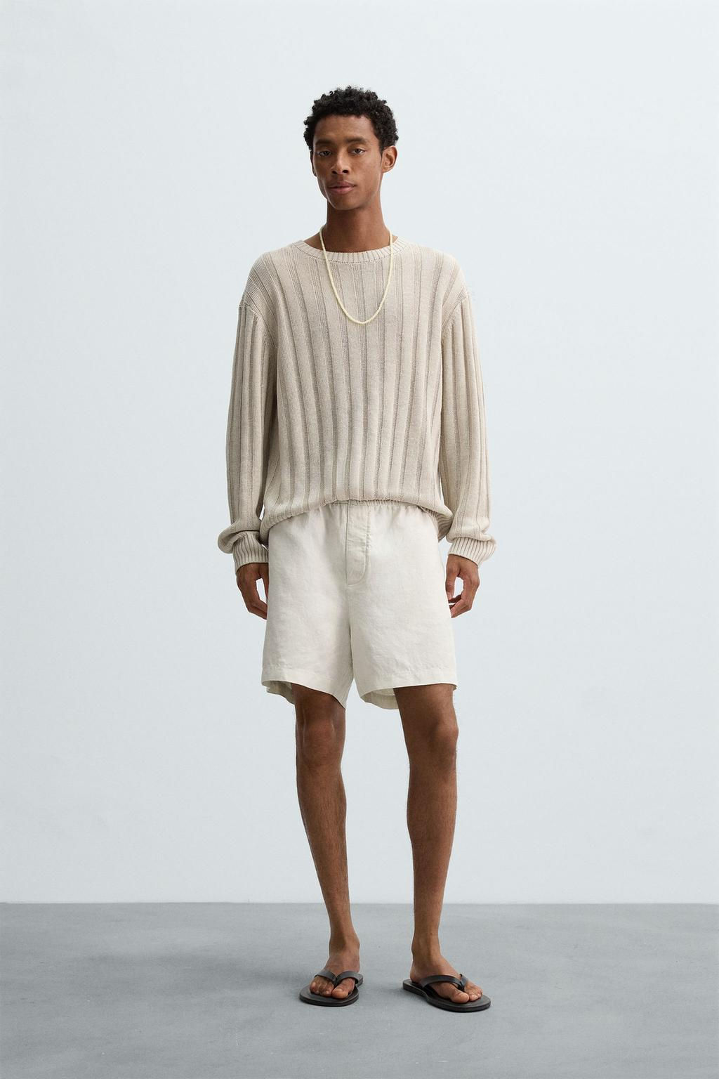 100% HEMP BERMUDA SHORTS