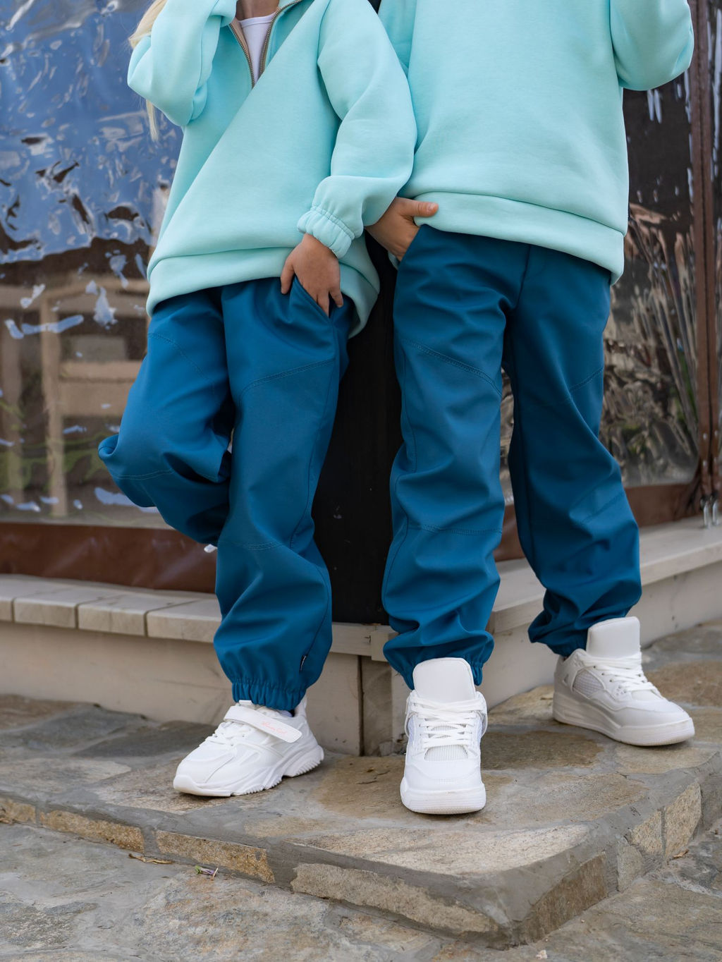 Брюки из мембраны на флисе