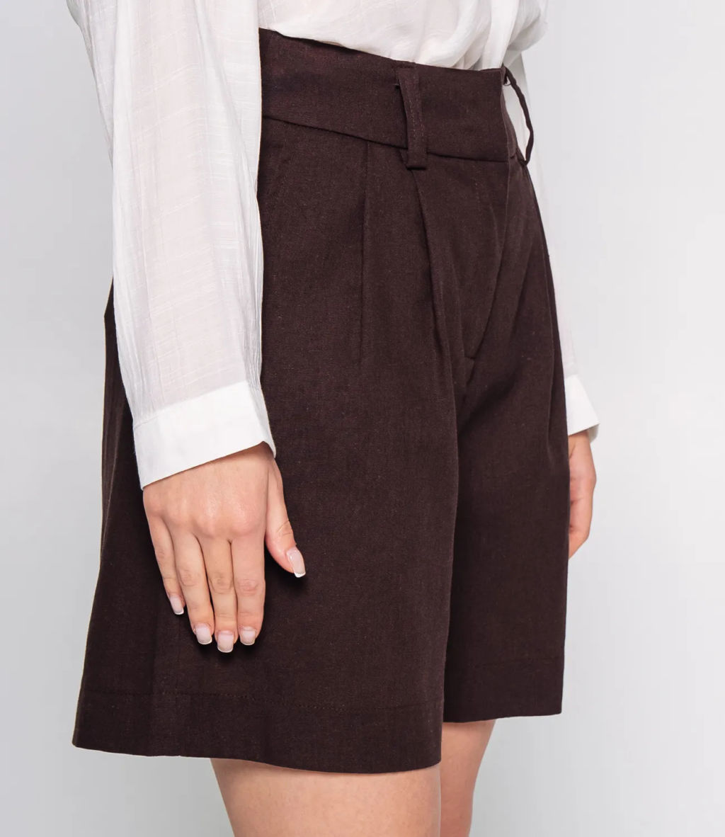 Шорты #ОКТ095007, шоколадный