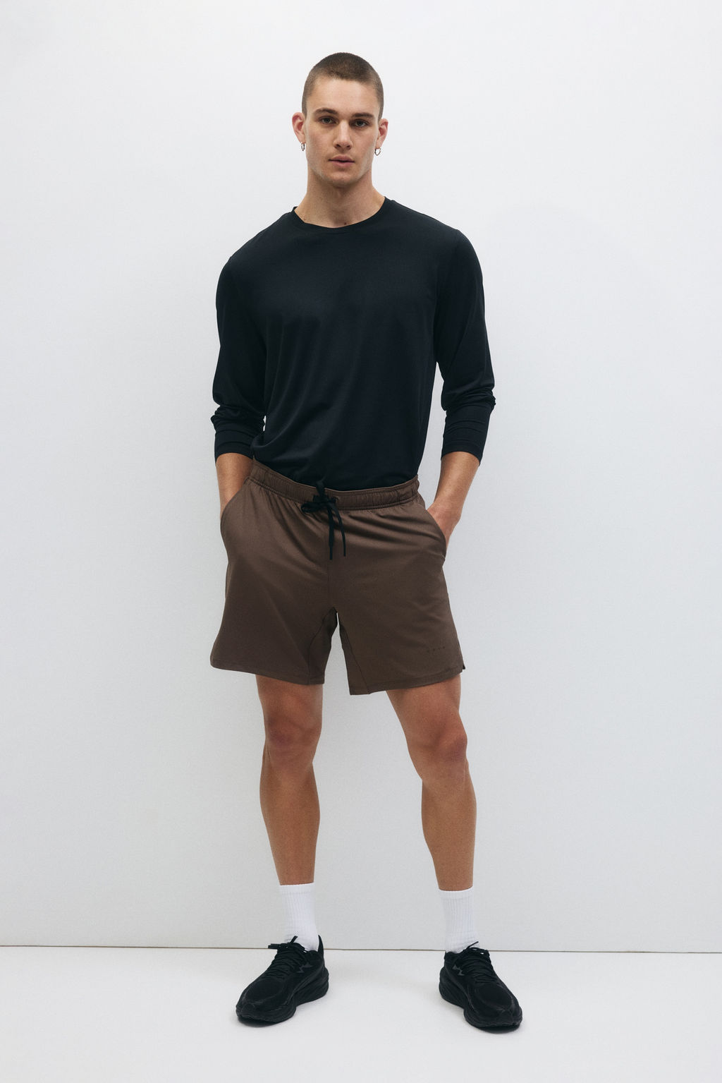 Pantal?n corto de deporte con DryMove - H&m фото 9
