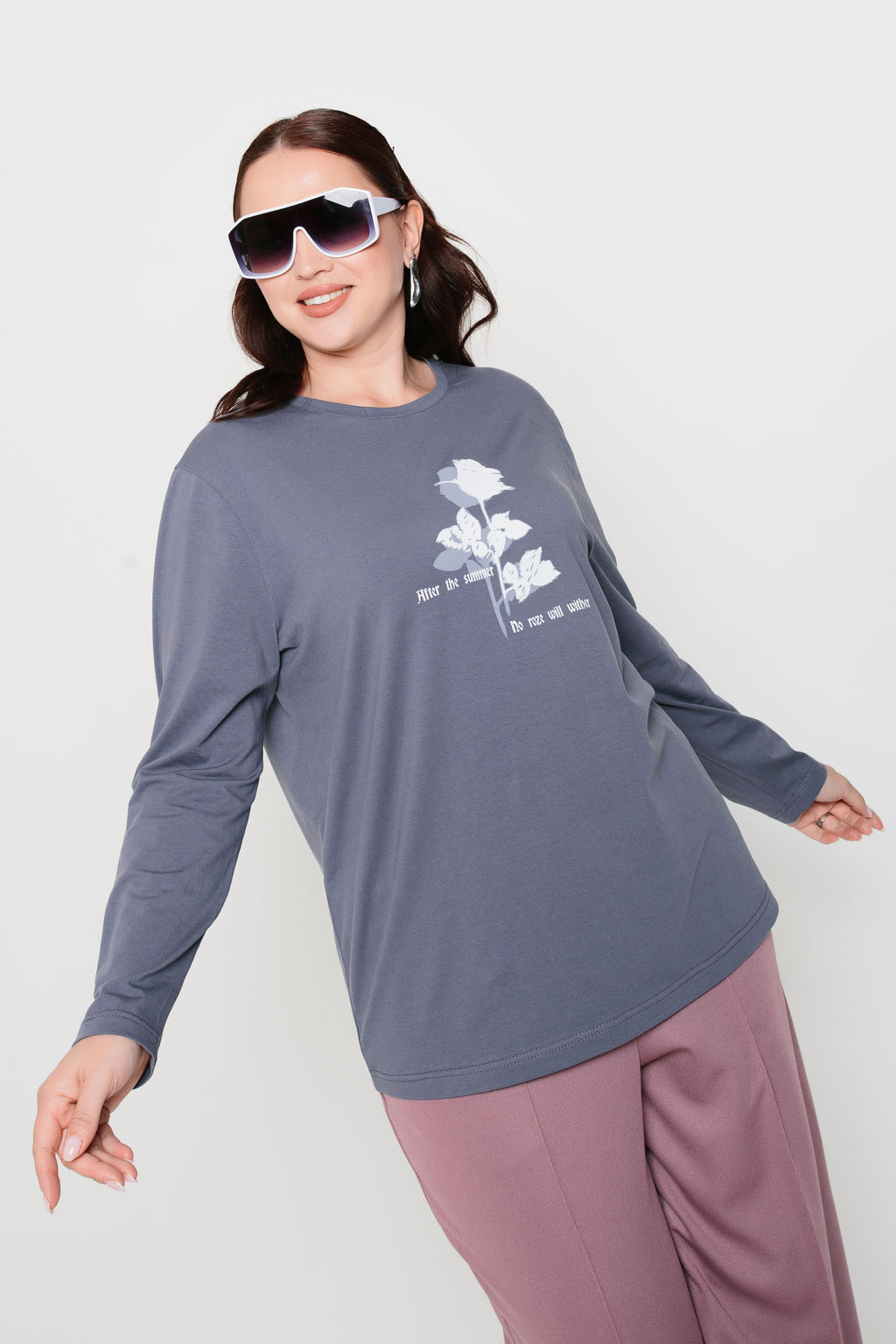 95% хлопок, 5% эластан футболка лонгслив джемпер - Prima linea фото 5