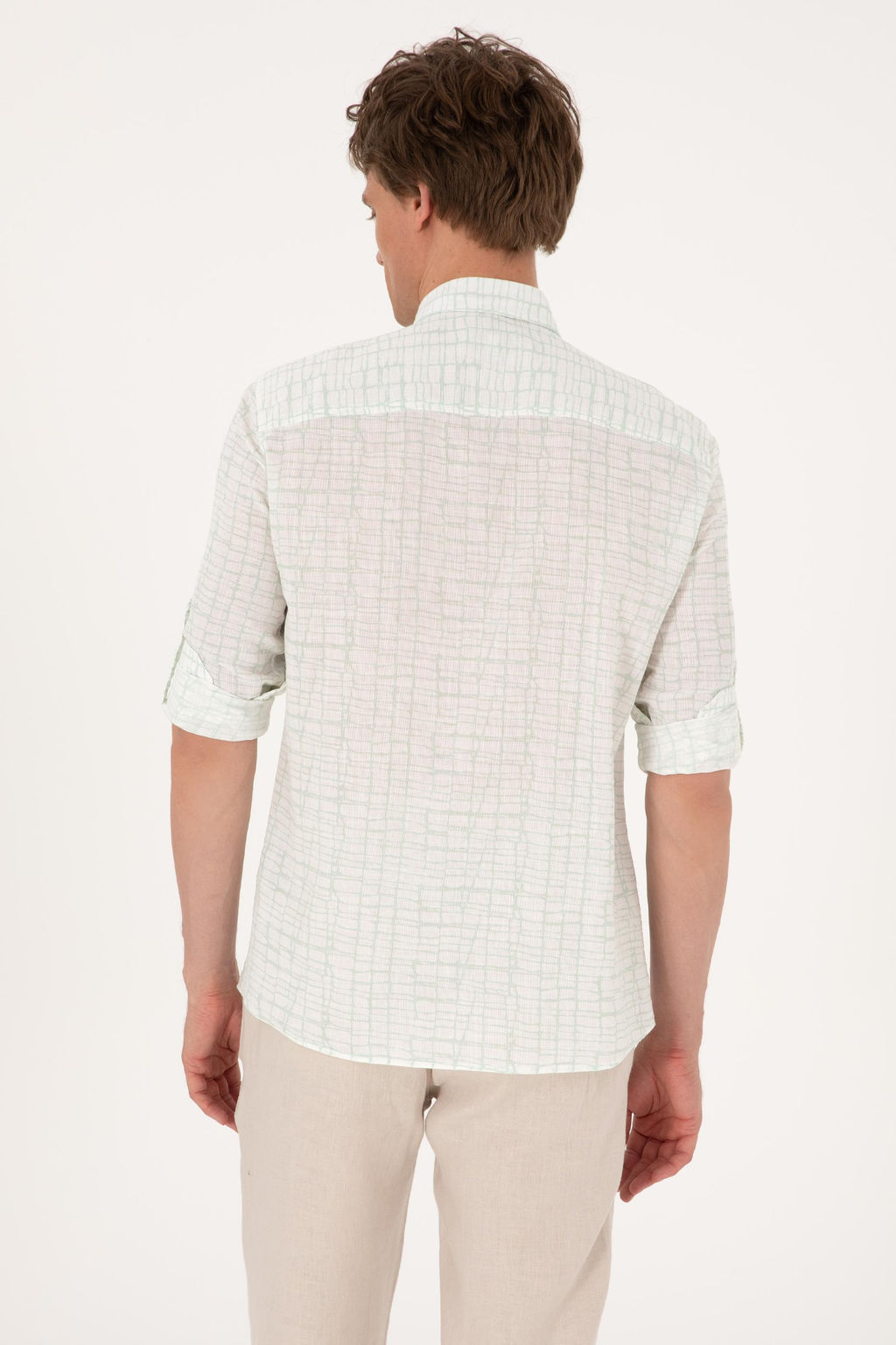 Erkek Su Ye_ili Uzun Kollu G_mlek Sepette S_rpriz _ndirim - U.s. polo assn фото 5