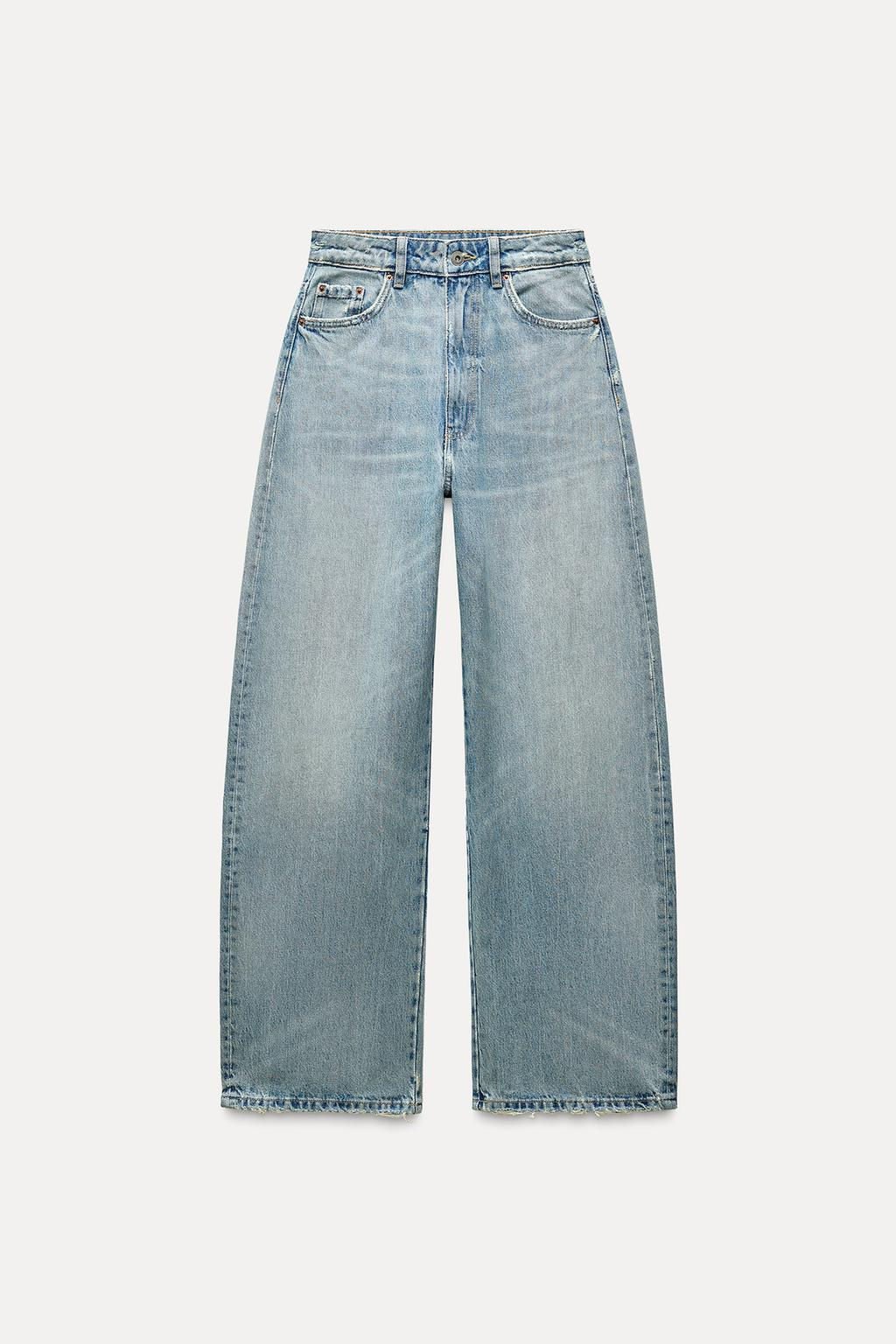 TRF MID-WAIST BAGGY JEANS - Zara фото 3