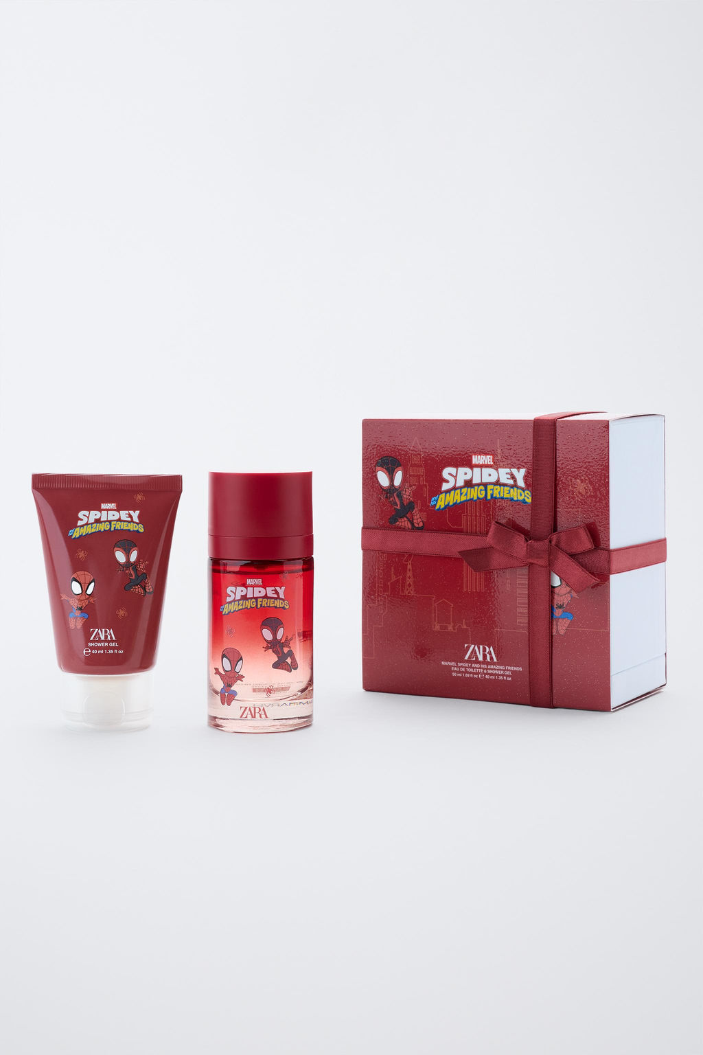 MARVEL SPIDEY AND HIS AMAZING FRIENDS MARVEL EDT & SHOWER GEL (50 ML + 40 ML) + (1.69 FL. OZ. + 1.35 FL.OZ.) - Zara фото 2