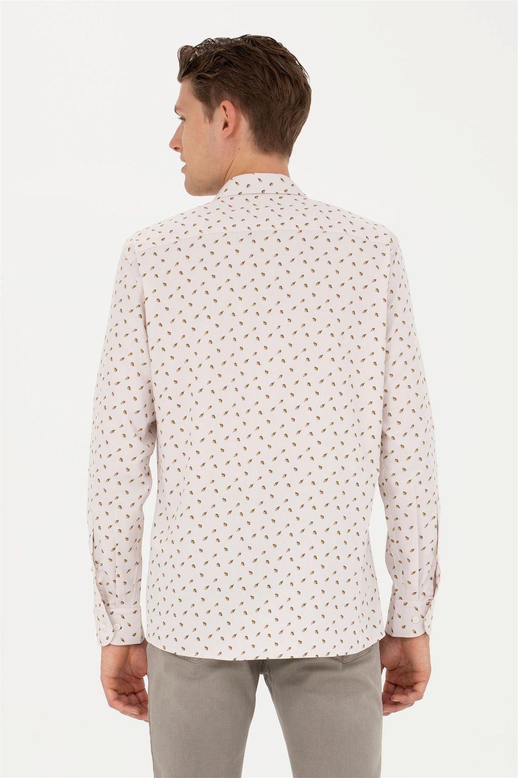 Мужская рубашка с длинным рукавом Stone - U.s. polo assn фото 5