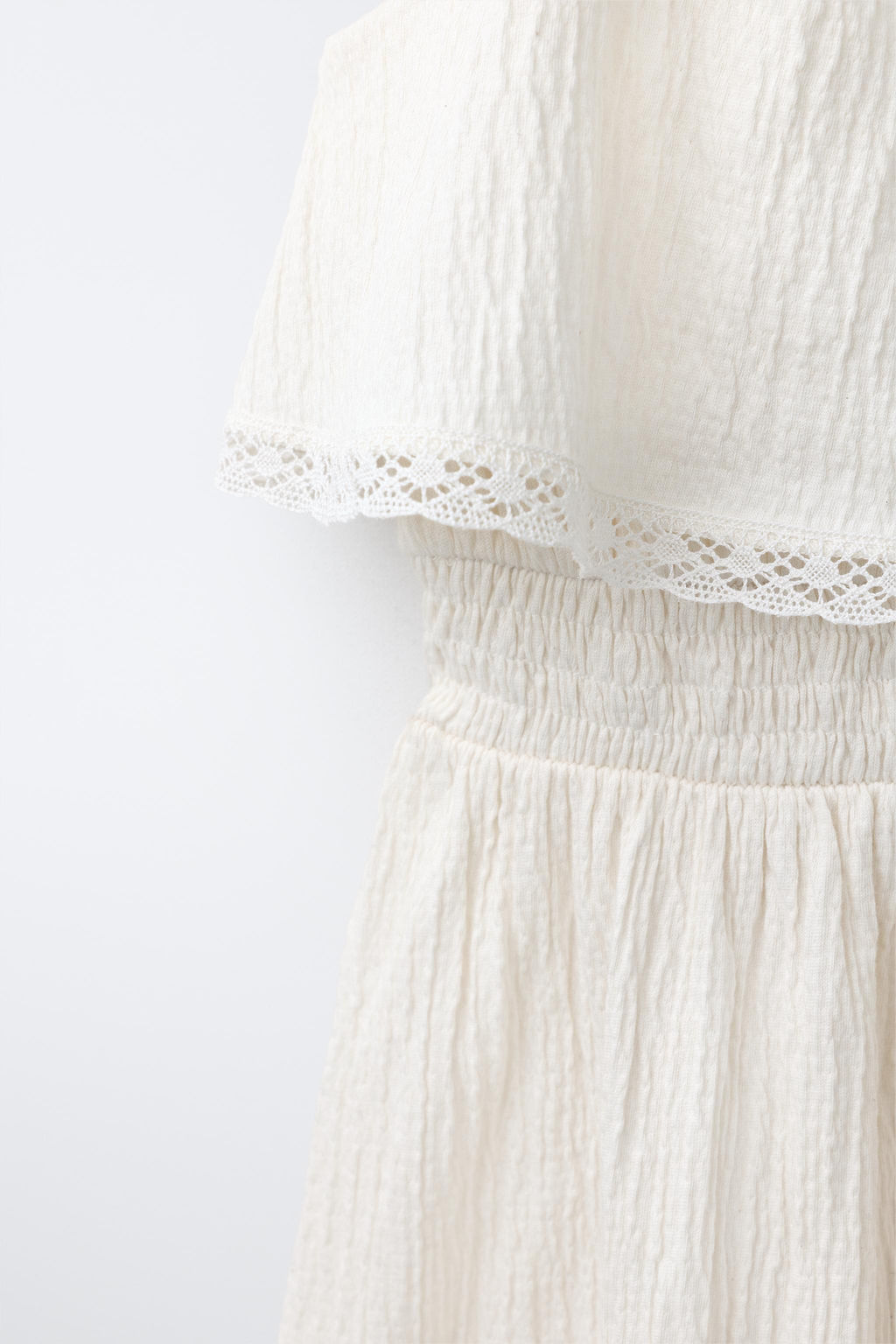 VESTIDO FLORES BORDADAS / Crudo - Zara фото 4