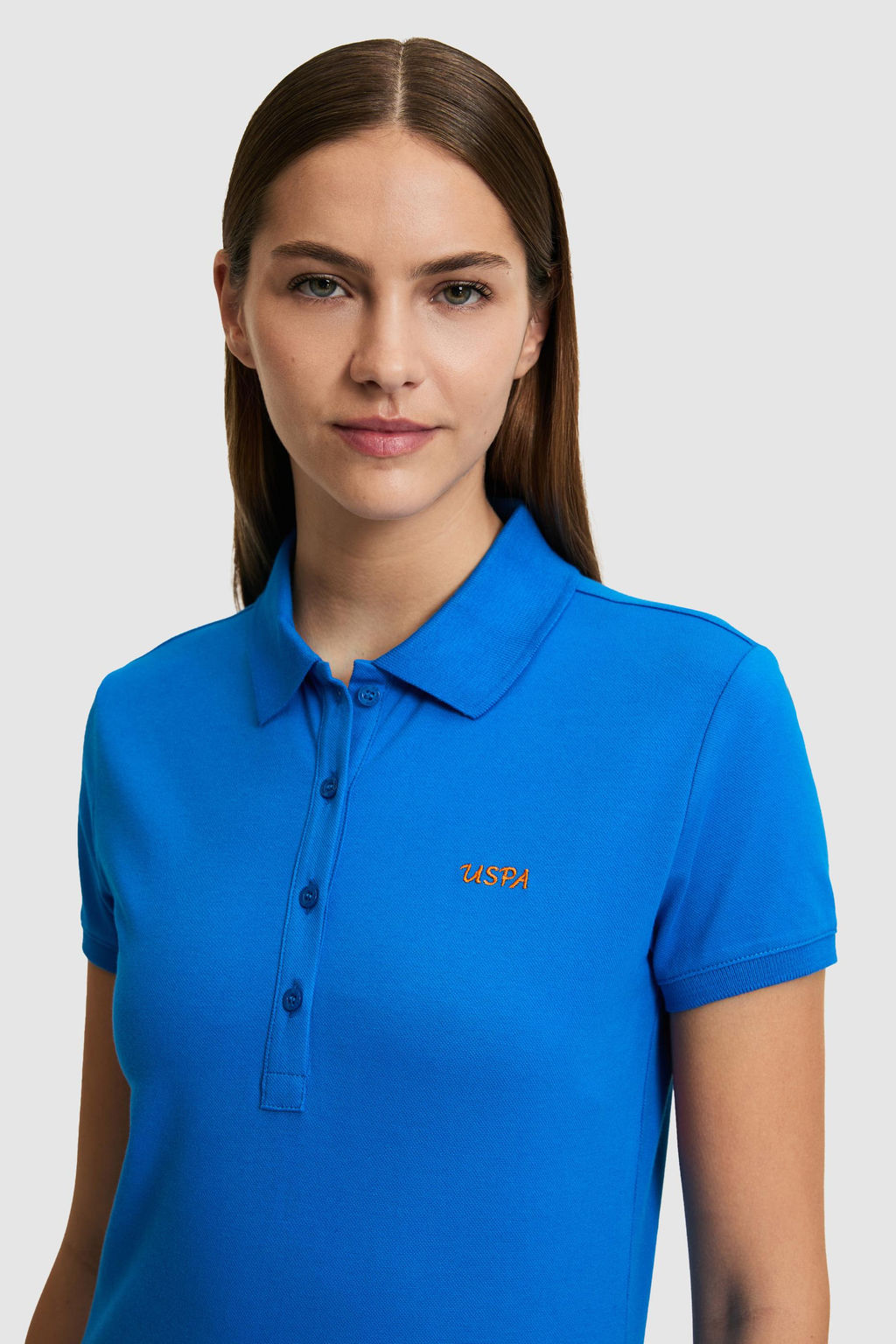 Kad_n Kobalt Polo Yaka Basic Ti__rt