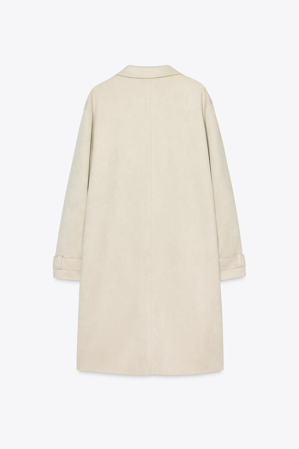 FAUX SUEDE COAT - Zara фото 6