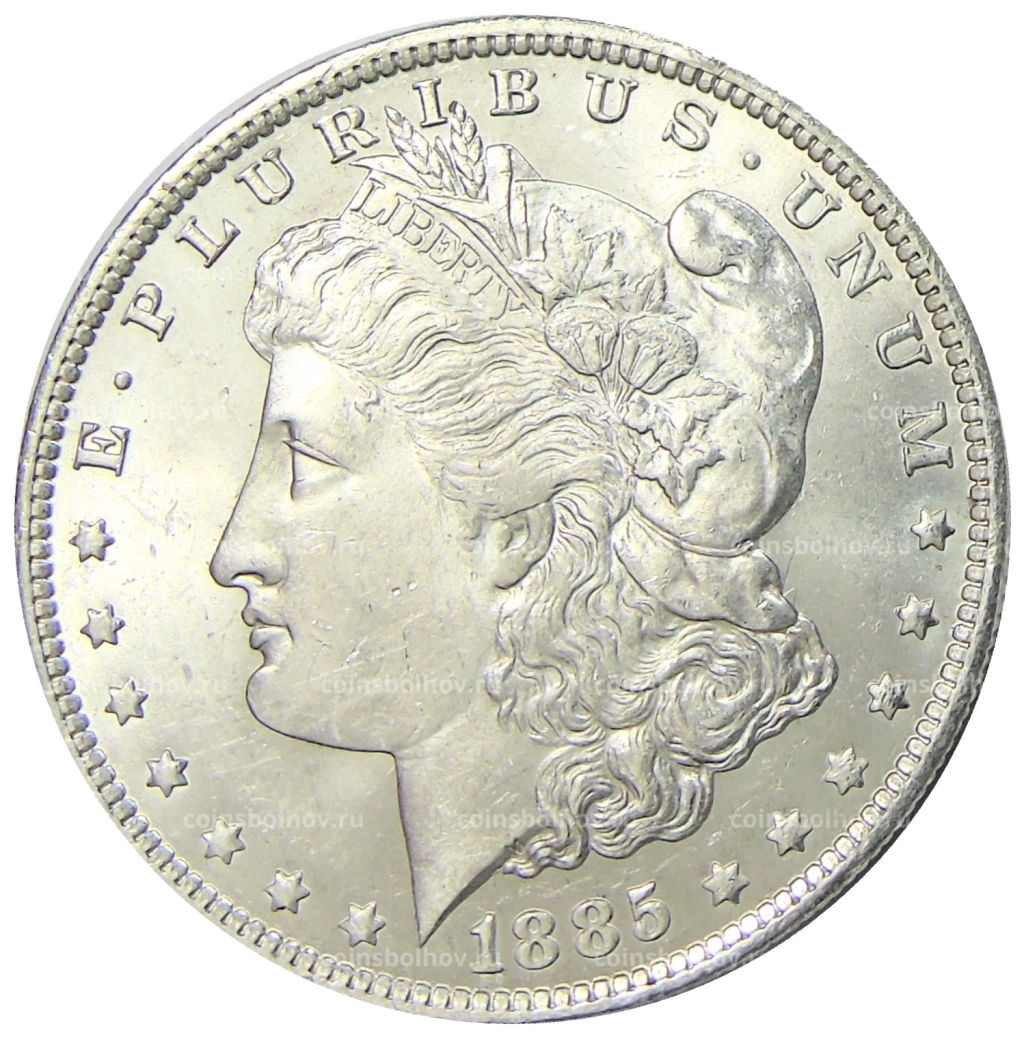 1 доллар 1885 года O США Доллар Моргана