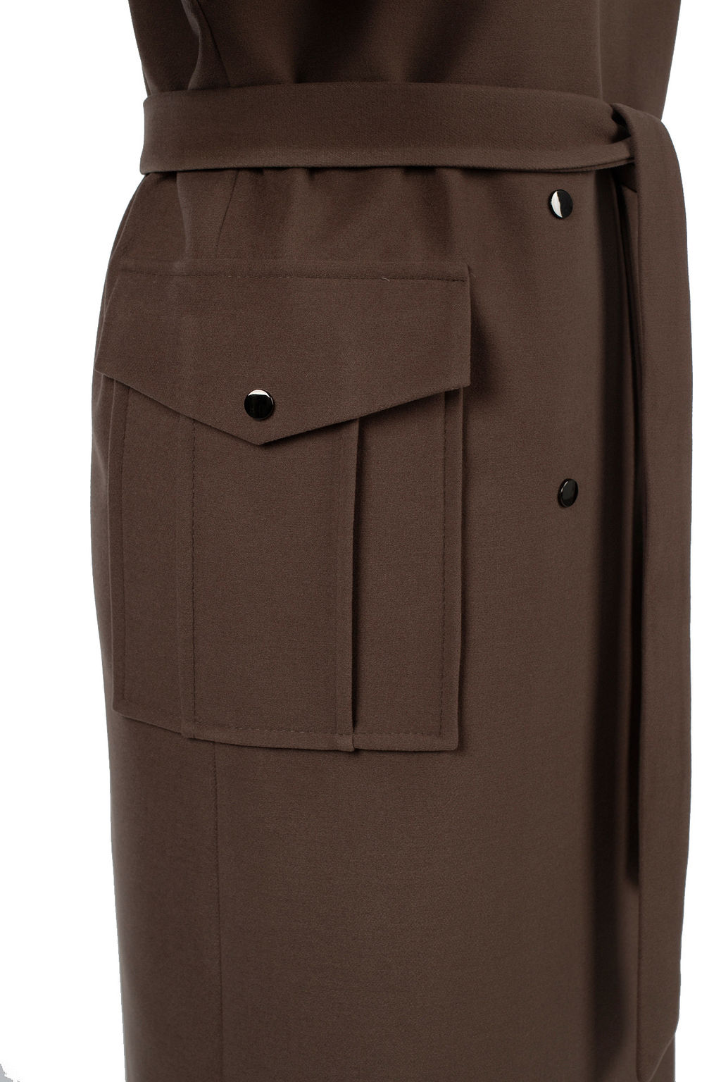 01-11939 Пальто женское демисезонное (пояс) - El podio фото 6